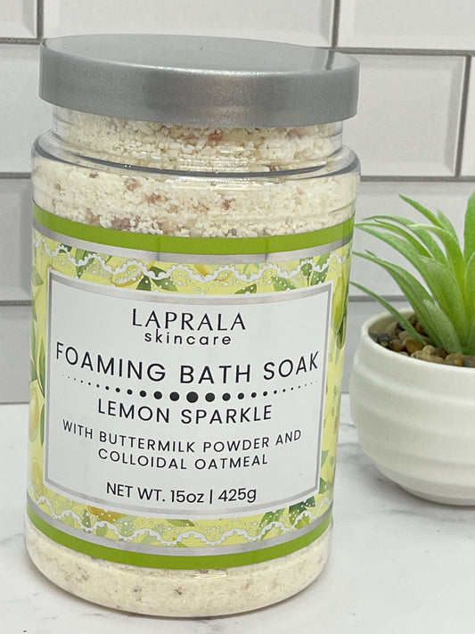 lemon buttermilk bubble bath is the best