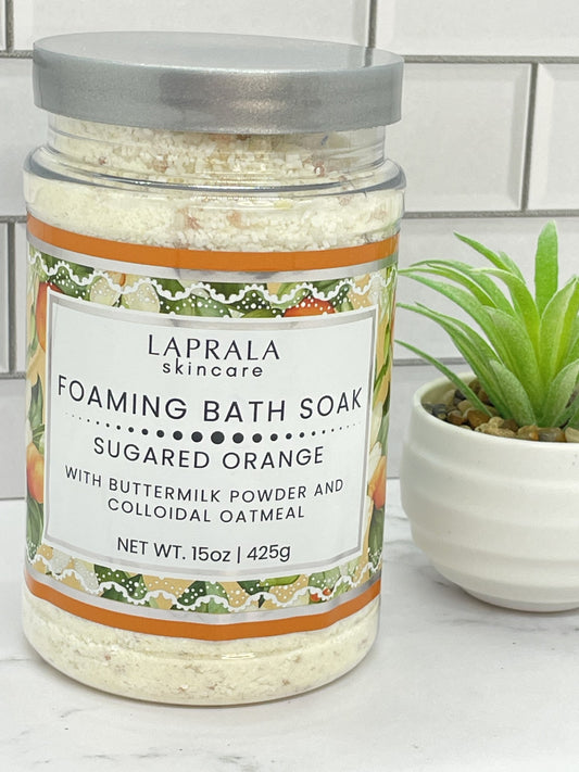 orange buttermilk bubble bath is the best