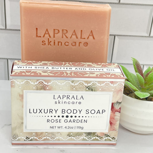 rose geranium handmade creamy soap